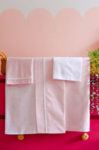 Coffret Housse de Couette Bébé Petal - Pink
