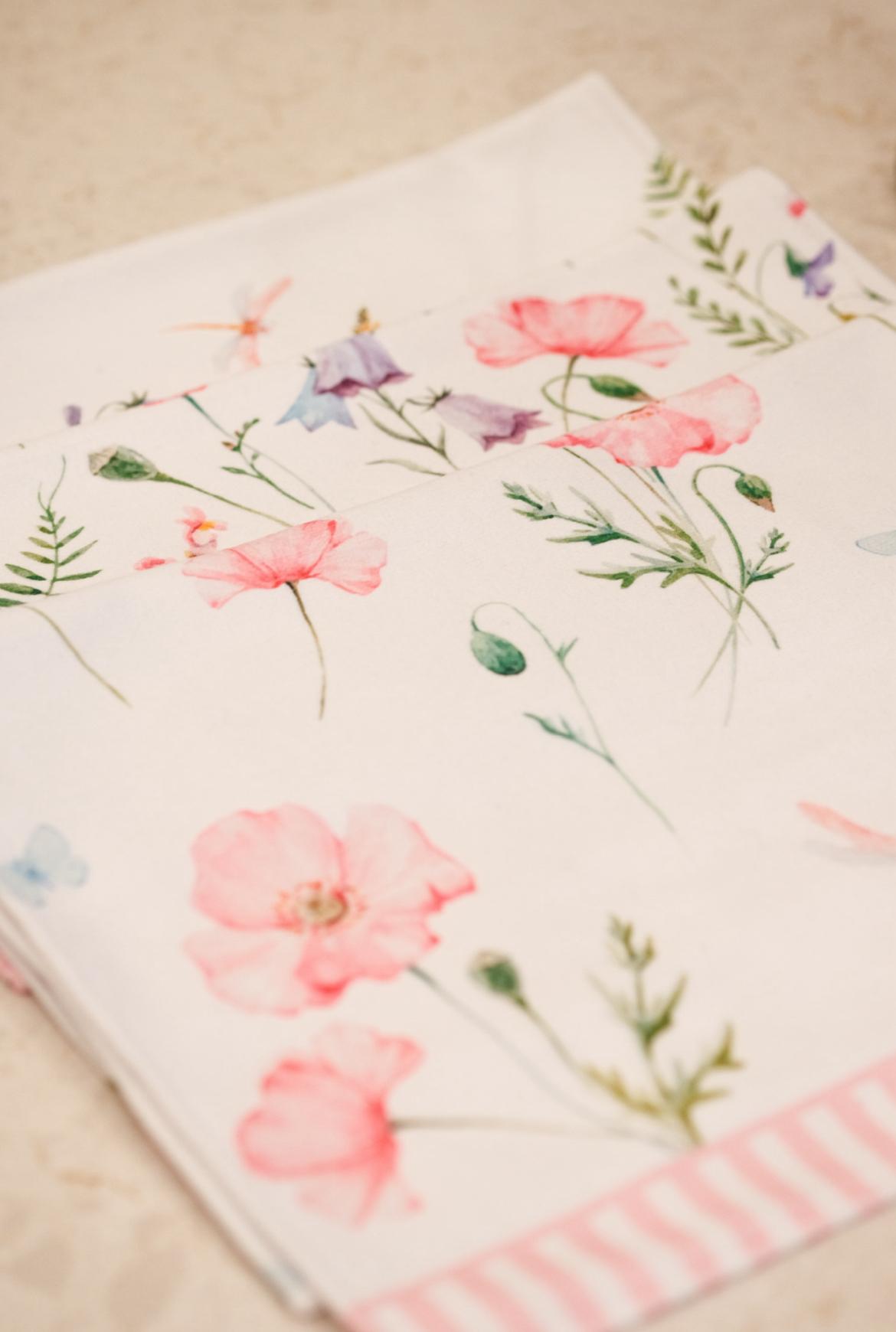 Lot de 3 Serviettes de Cuisine Nily - Pretty