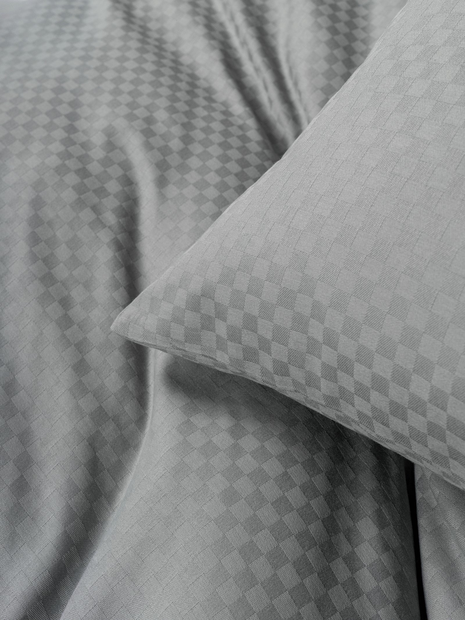 Linge de Lit 2 personnes Plaid - Gris