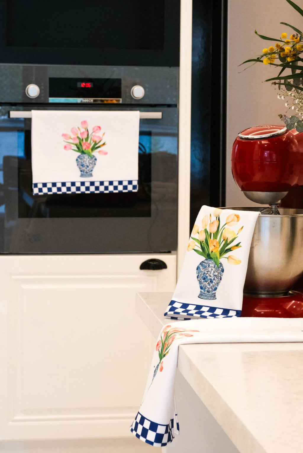 Lot de 3 Serviettes de Cuisine Nily - Tulip