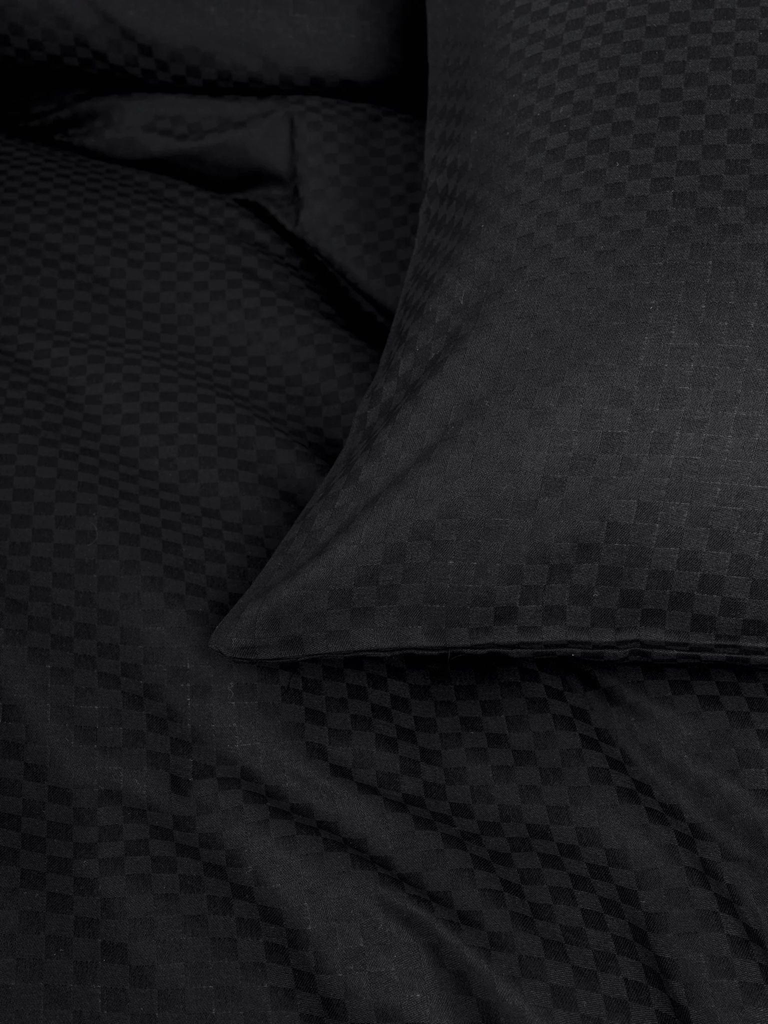Linge de Lit 2 personnes Plaid - Noir