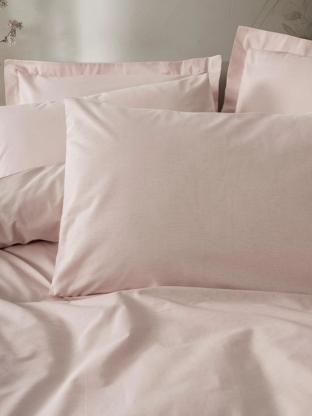 Linge de Lit 1 personne Plain - Rose