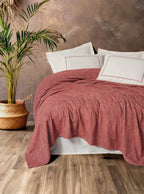 Coffret couvre-lit piqué double - Embrova