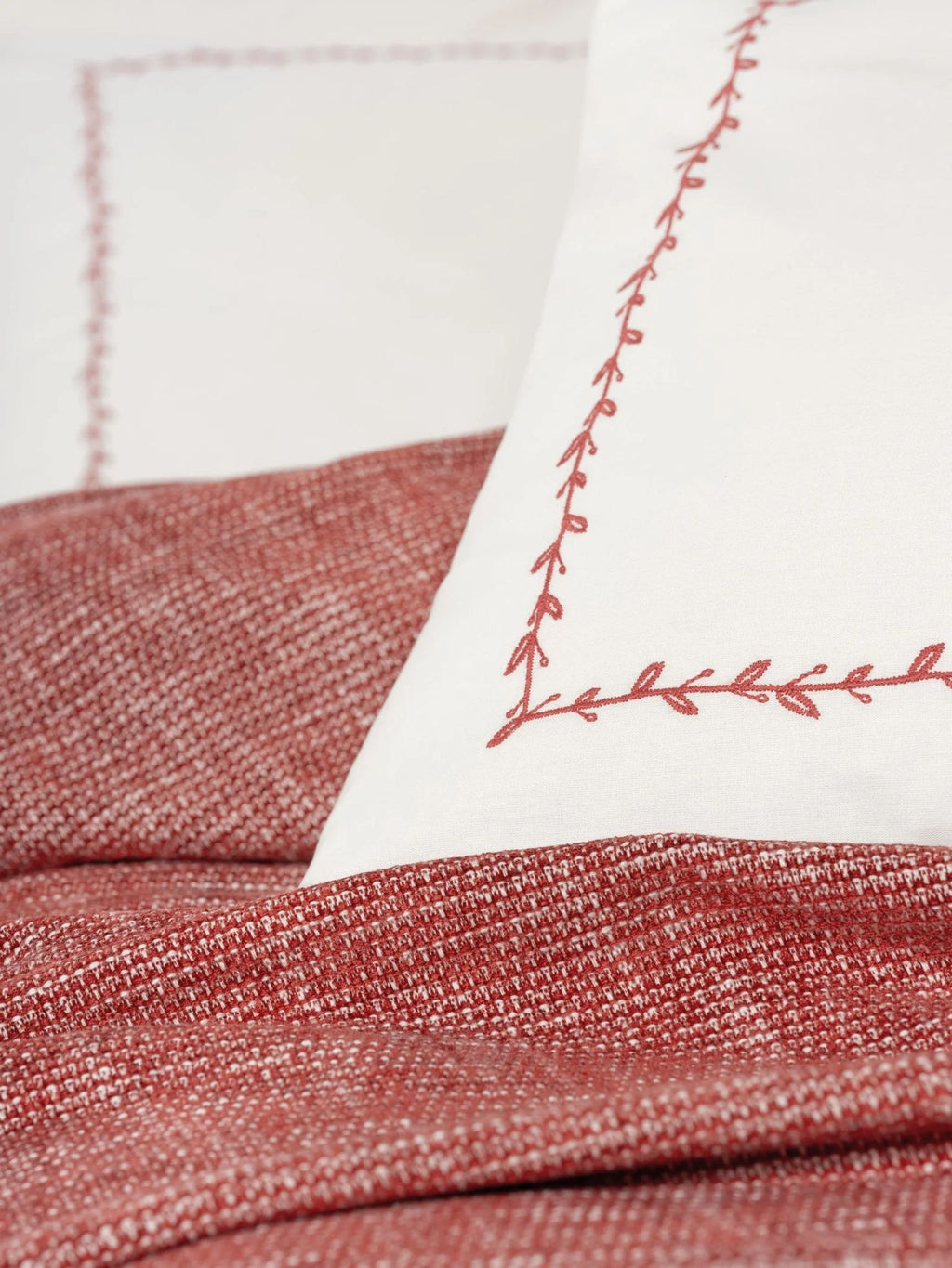 Coffret couvre-lit piqué double - Embrova