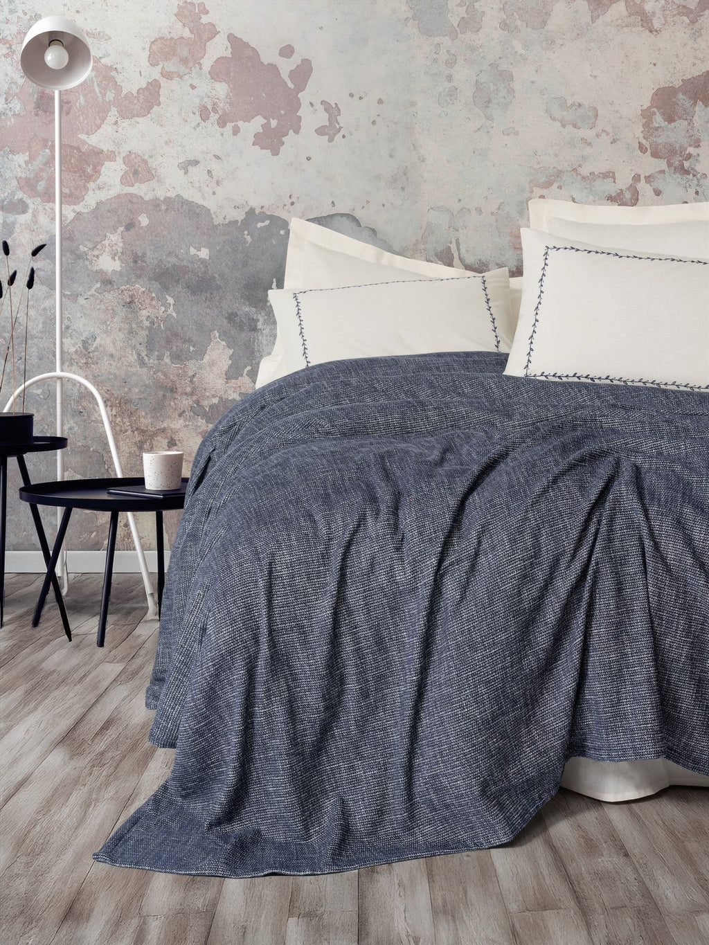 Coffret couvre-lit piqué double - Embrova