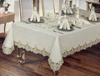 Ensemble Nappe et Serviettes de Table Cennet - Beige