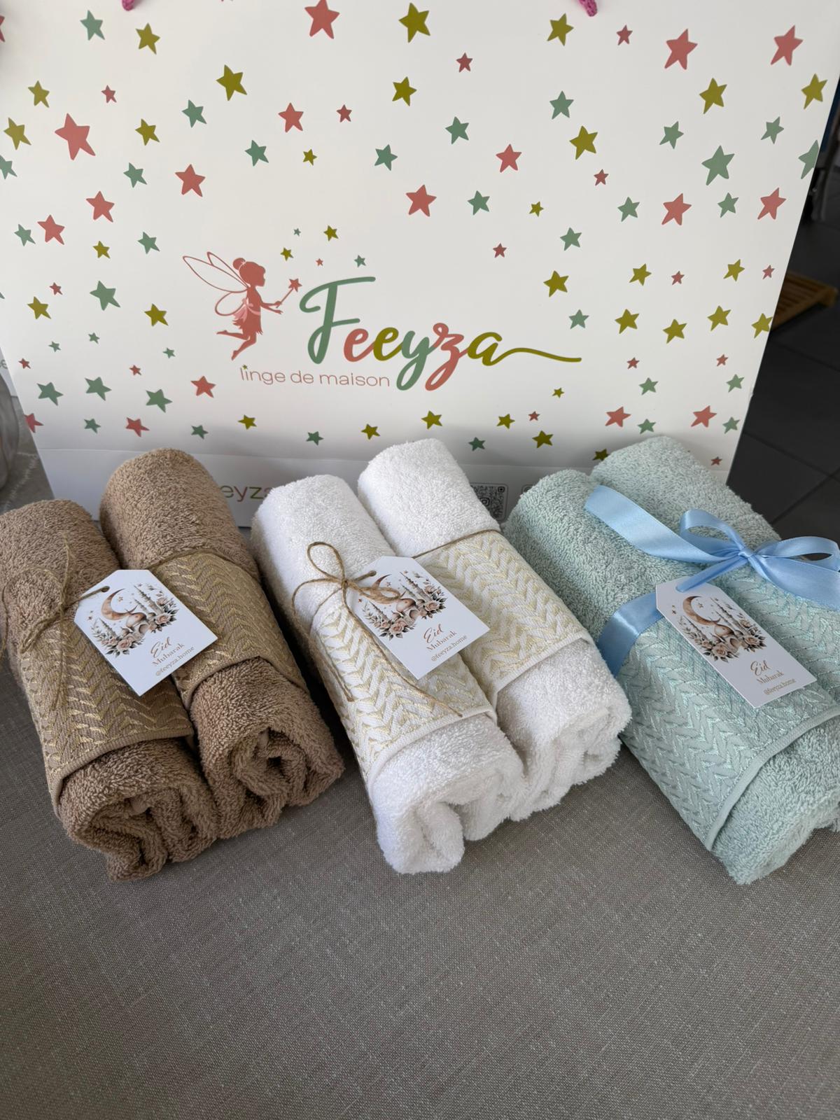 Lot de 2 serviettes d’invités - Pastoral