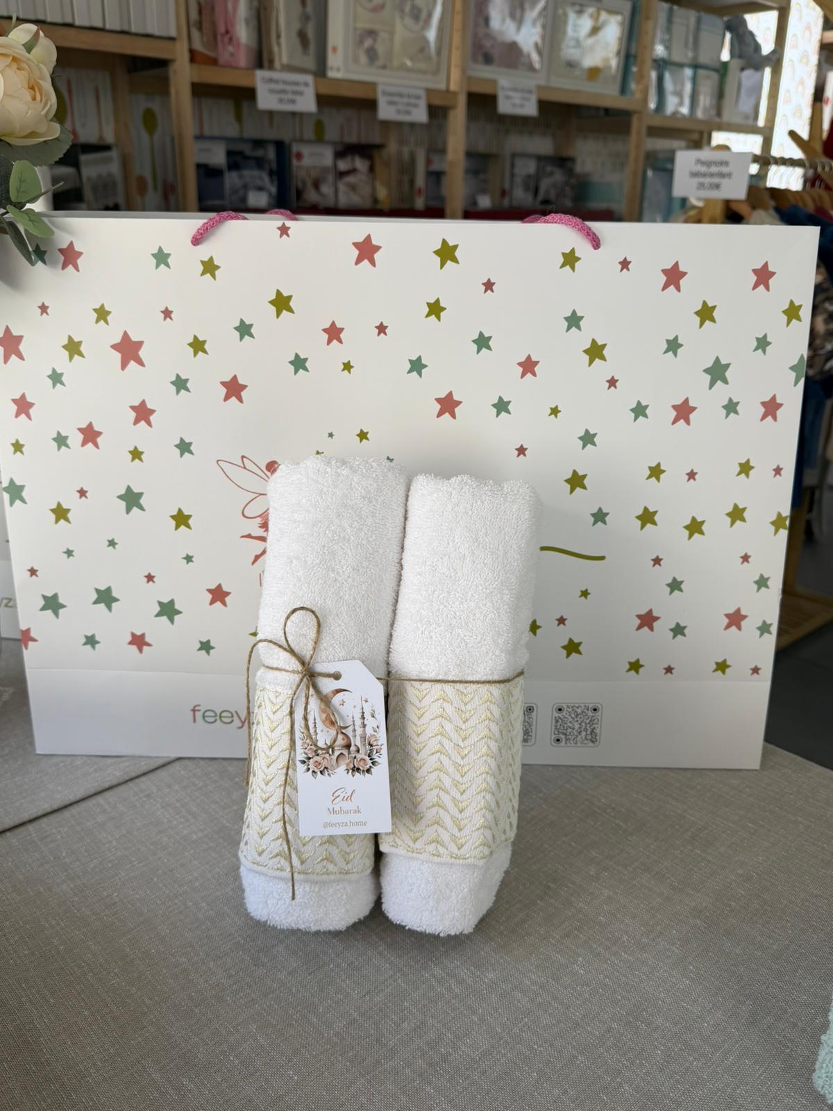 Lot de 2 serviettes d’invités - Pastoral