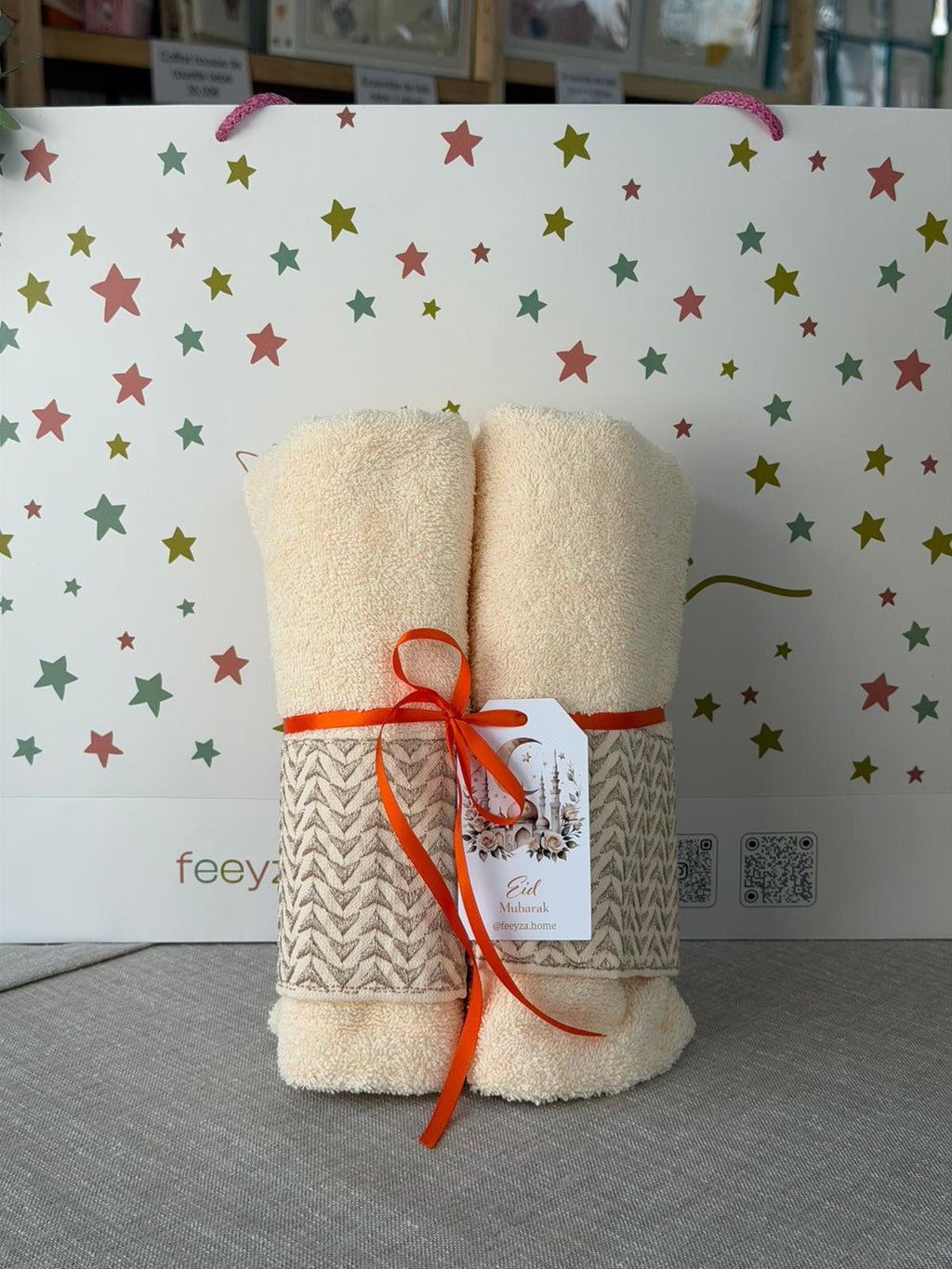 Lot de 2 serviettes d’invités - Pastoral