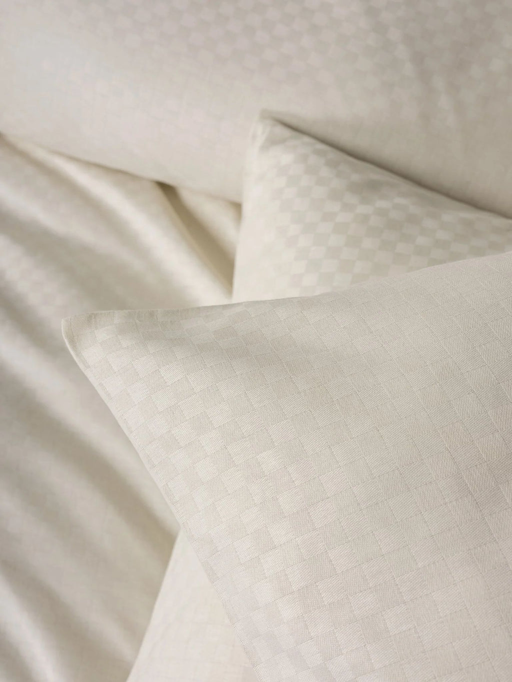 Linge de Lit 2 personnes Plaid - Crème