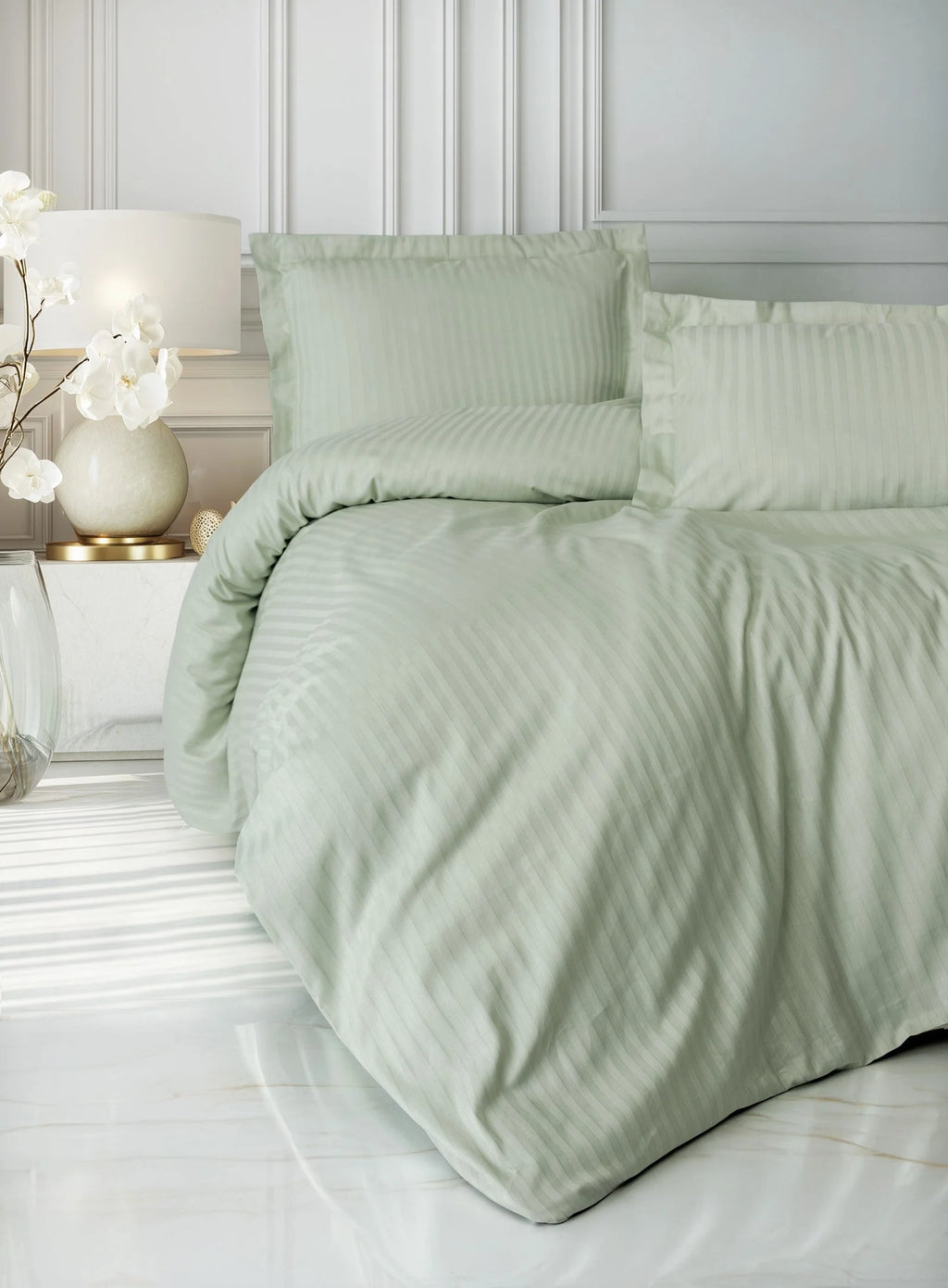 Linge de Lit Elegant Stripe 2 personnes - Adaçayi