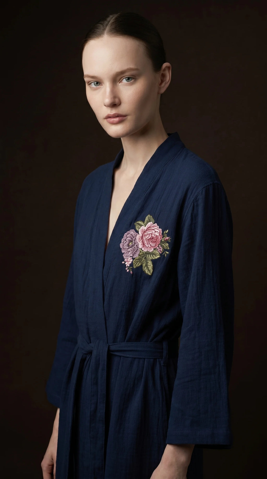 Robe de chambre brodée - Kimono