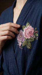 Robe de chambre brodée - Kimono