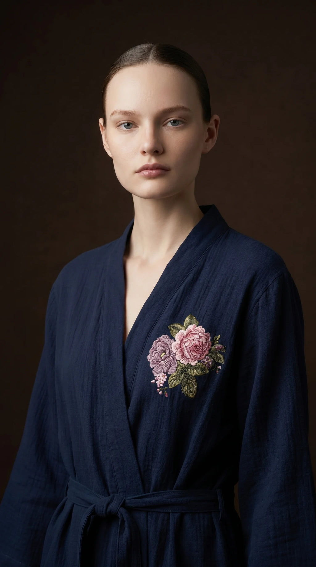 Robe de chambre brodée - Kimono