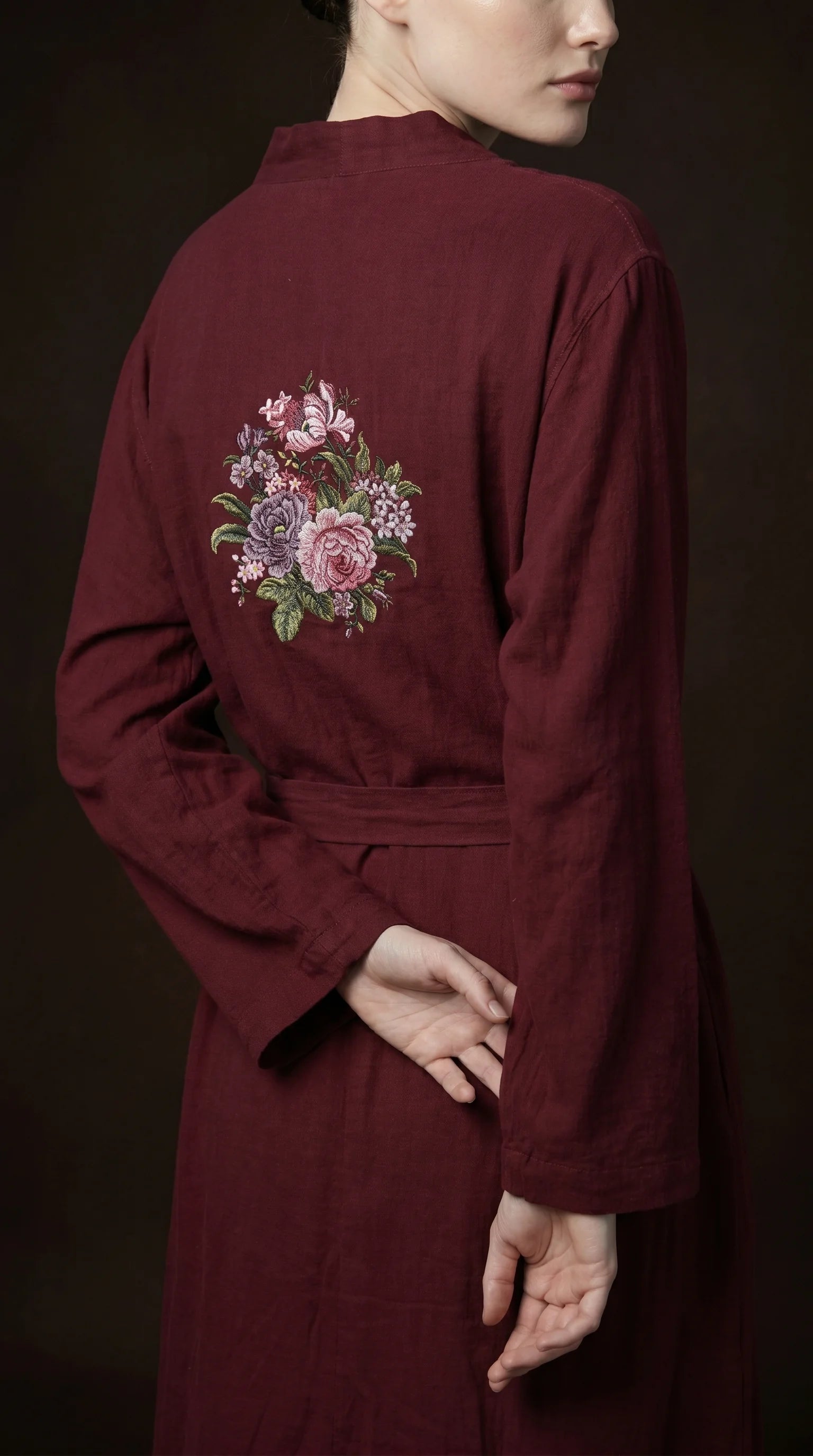 Robe de chambre brodée - Kimono