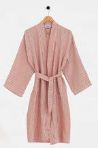 Robe de chambre mousseline femme Moods - Stripe