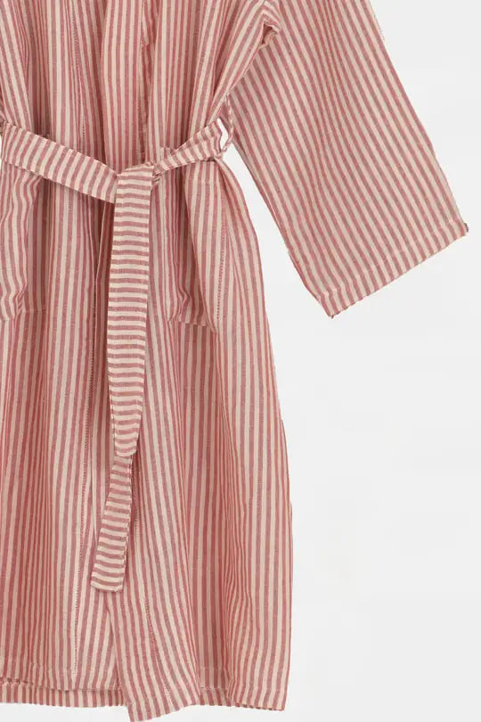 Robe de chambre mousseline femme Moods - Stripe