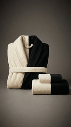 Ensemble de bain 3 pièces avec peignoir Homme - Natural