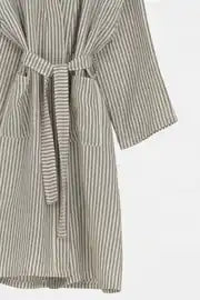 Robe de chambre mousseline femme Moods - Stripe